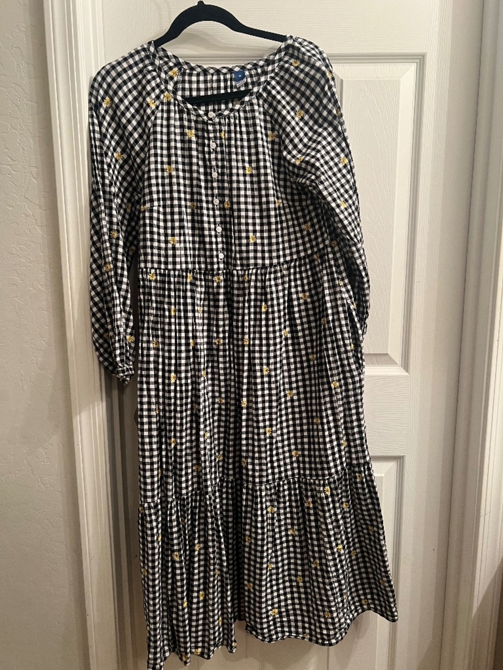 Old navy gingham floral dress